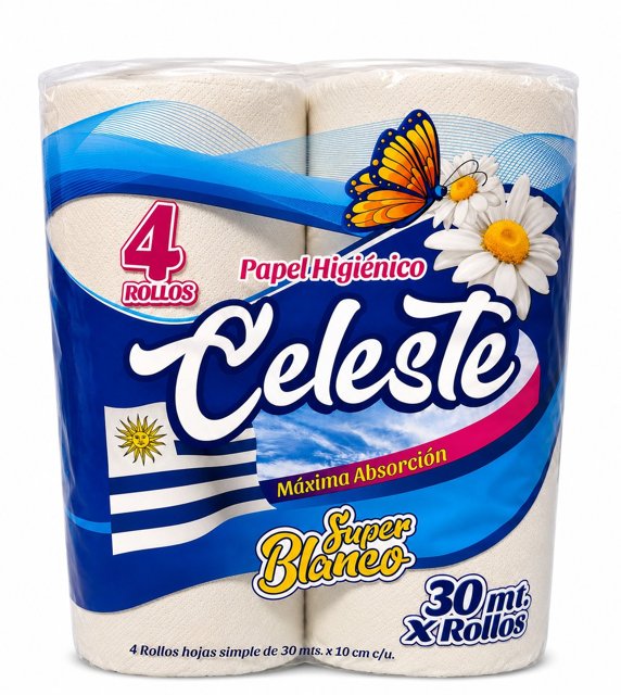 Celeste Natural hoja simple