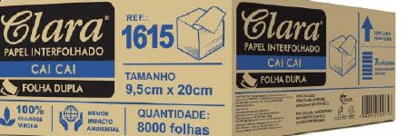 Higiénico interfoliado Clara doble hoja