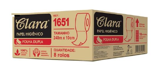 Higiénico Clara rollo 240 m