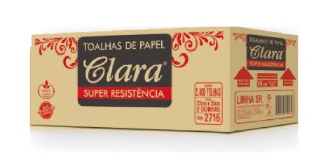 Toalla interfoliada Clara Super Resistencia